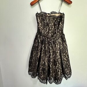 Robert Rodriguez Neiman Marcus Black Lace Party Dress‎ Size 8 NWT target collab